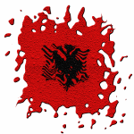 Albania Art Flag Design