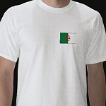 Algeria Flag Map Basic T-Shirt