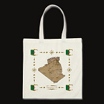 Algeria Map Flag Border Bag