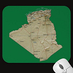 Algeria Map Mousepad