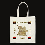 Angola Map Flag Border Bag