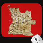 Angola Map Mousepad