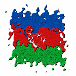 Azerbaijan Art Flag Design