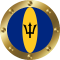 barbados flag icon