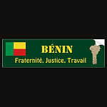Benin Flag Map Text Bumper Sticker