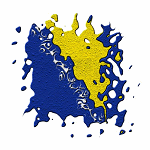 Bosnia Art Flag Design