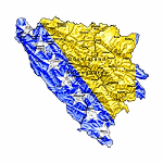 Bosnia Art Map Design
