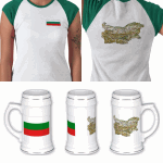 Bulgaria Flag plus Map Design