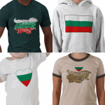 Bulgarian FlagAndMap T-shirts