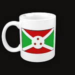 Burundi Flag Map Classic Mug