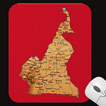 Cameroon Map Mousepad