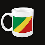 Congo Brazzaville Flag Map Classic Mug