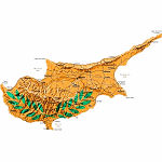 Cyprus Art Map Design