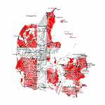 Denmark Art Map Design