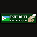 Djibouti Flag Map Text Bumper Sticker