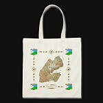 Djibouti Map Flag Border Bag