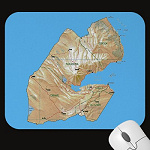 Djibouti Map Mousepad