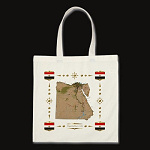 Egypt Map Flag Border Bag