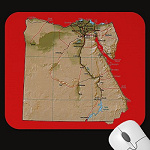 Egypt Map Mousepad