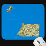 Equatorial Guinea Map Mousepad