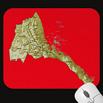 Eritrea Map Mousepad