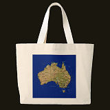 Australia Map Bag