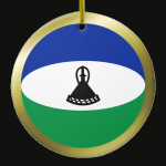 Lesotho Flag Ornament