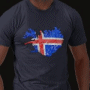 iceland flag map tshirt