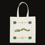 Gambia Map Flag Border Bag