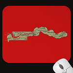 Gambia Map Mousepad