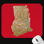 Ghana Map Mousepad