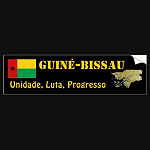 Guinea Bissau Flag Map Text Bumper Sticker