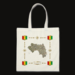 Guinea Conakry Map Flag Border Bag