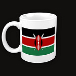 Kenya Flag Map Classic Mug