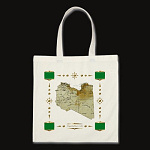 Libya Map Flag Border Bag