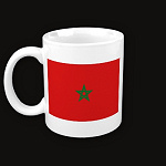 Morocco Flag Map Classic Mug