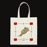 Morocco Map Flag Border Bag