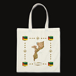 Mozambique Map Flag Border Bag