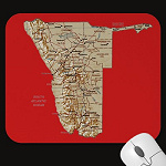 Namibia Map Mousepad