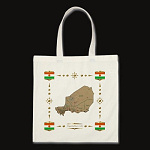 Niger Map Flag Border Bag
