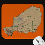 Niger Map Mousepad
