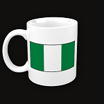 Nigeria Flag Map Classic Mug