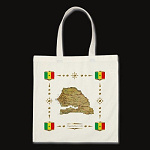 Senegal Map Flag Border Bag