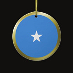 Somalia Fisheye Flag Ornament