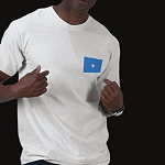 Somalia Flag Map Basic T-Shirt