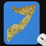 Somalia Map Mousepad
