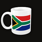 South Africa Flag Map Classic Mug