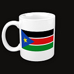 South Sudan Flag Map Classic Mug
