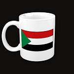 Sudan Flag Map Classic Mug