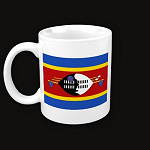 Swaziland Flag Map Classic Mug